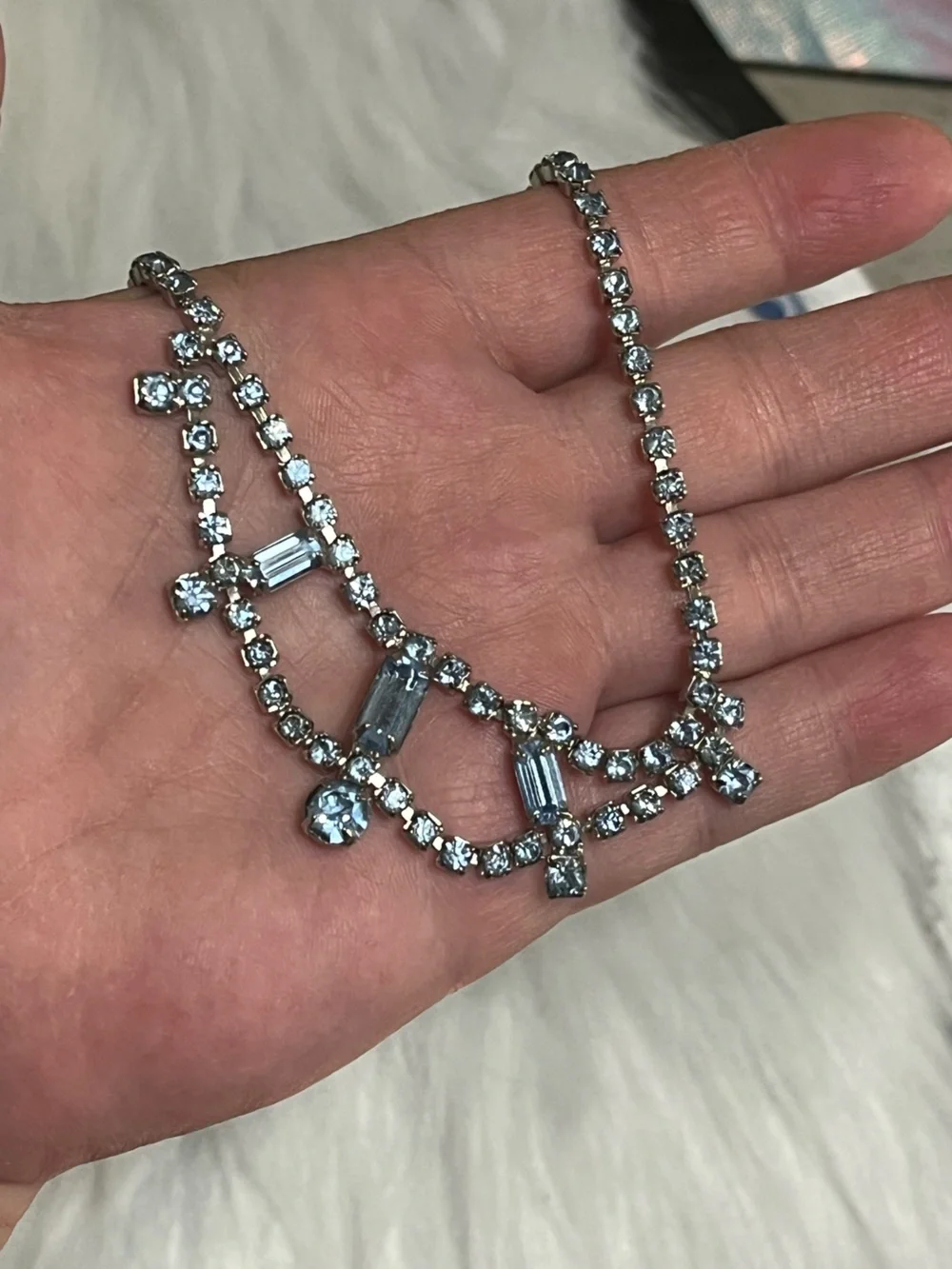 Vintage silver tone